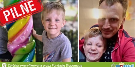 BARDZO PROSIMY! o wsparcie finansowe zbiórki naszego wychowanka Huberta organizowanej przez fundację ZOBACZ MNIE.