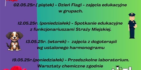 WYDARZENIA W MAJU